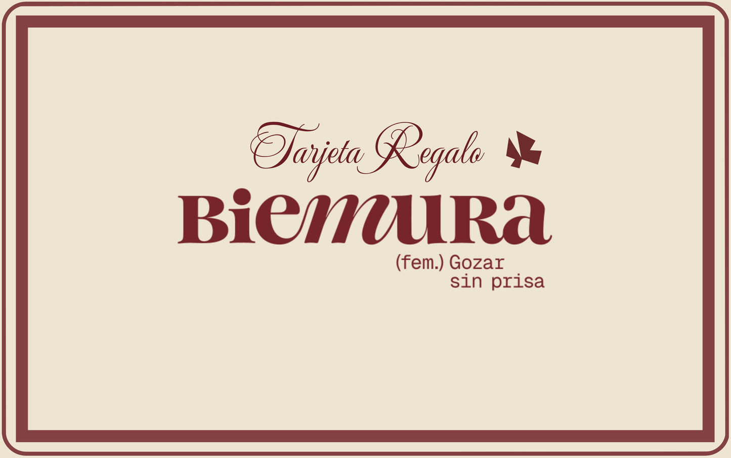 Tarjeta de regalo BMR
